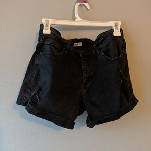 Charlotte Russe Black Jean Shorts